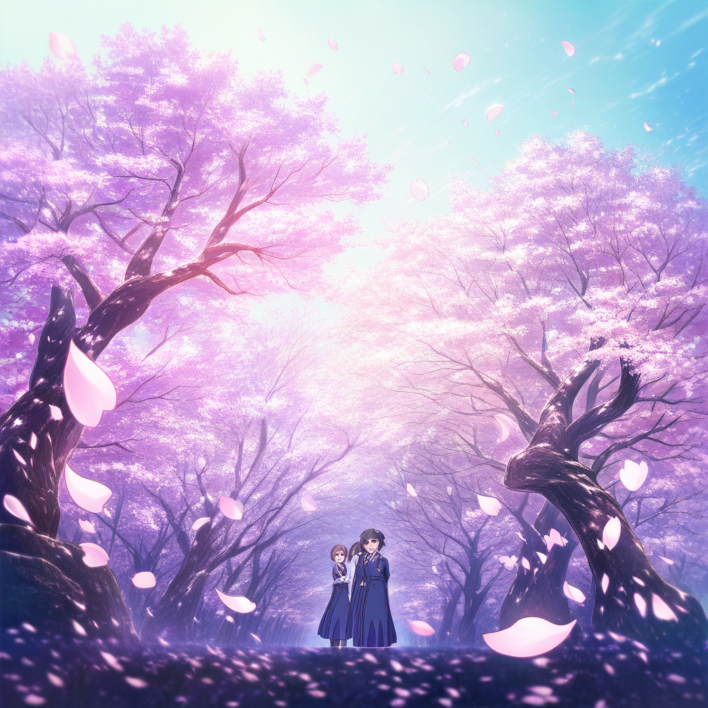 LS resolution, negative_space_R, emotional: 一夜限りの文化祭を決行。桜の下で開けられなかったタイムカプセルを開き、5人がそれぞれの現在を歩み直す